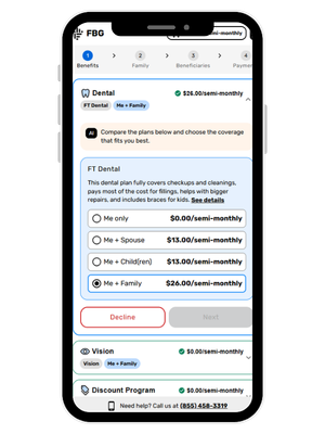 Proprietary member portal on a phone